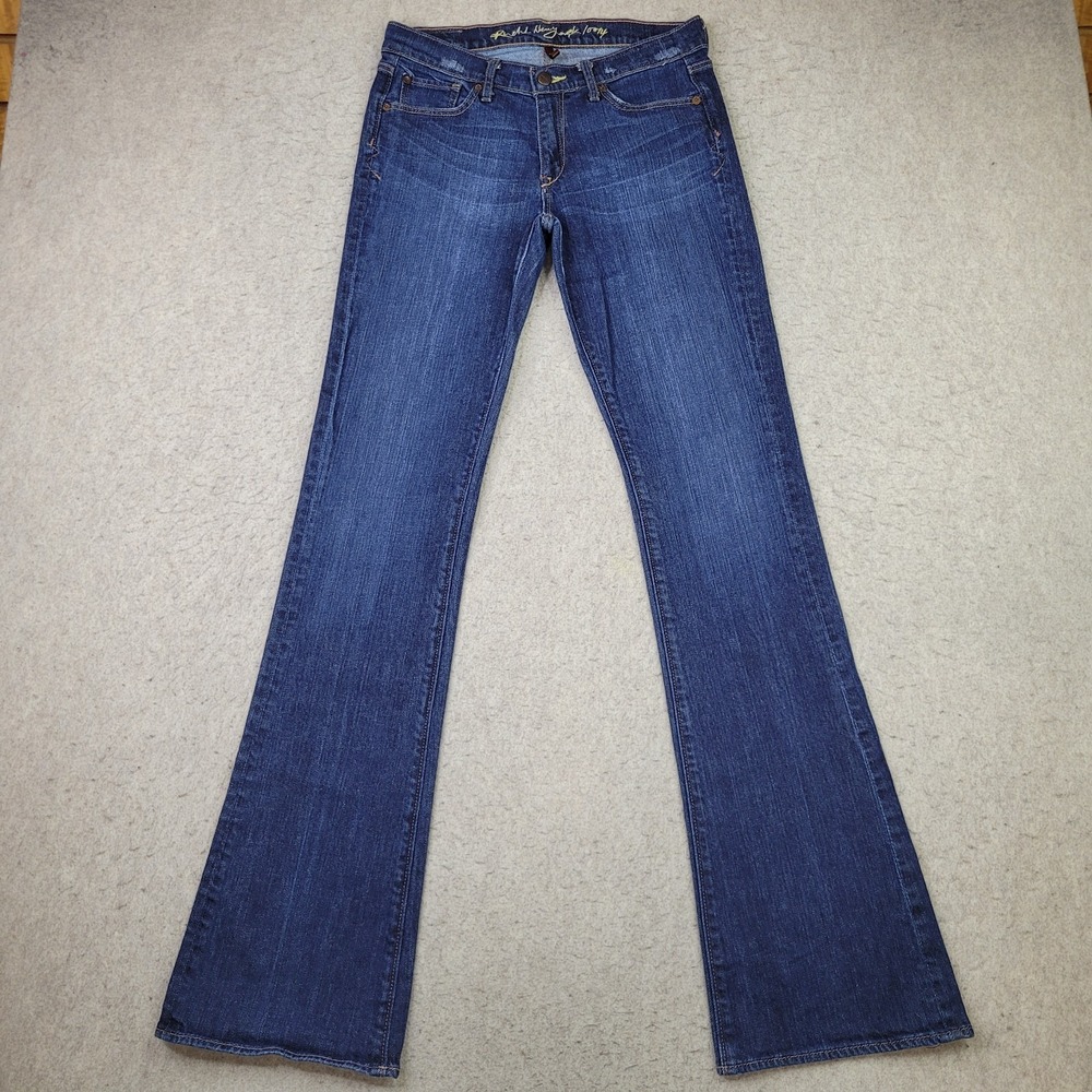 Ruehl No. 925 New York Womens Size 28 X 35 Blue Jeans Distressed Bootcut Western